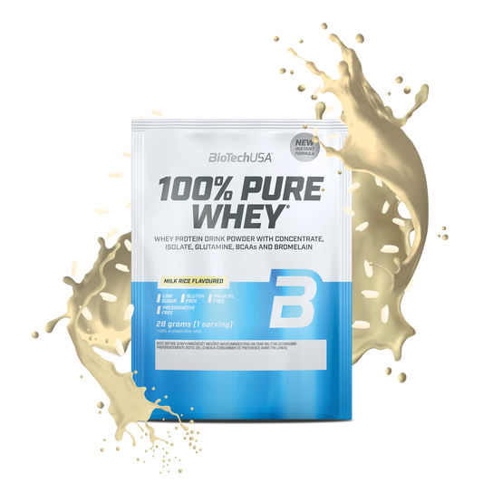 100% Pure Whey 28g sachet Melkrijst