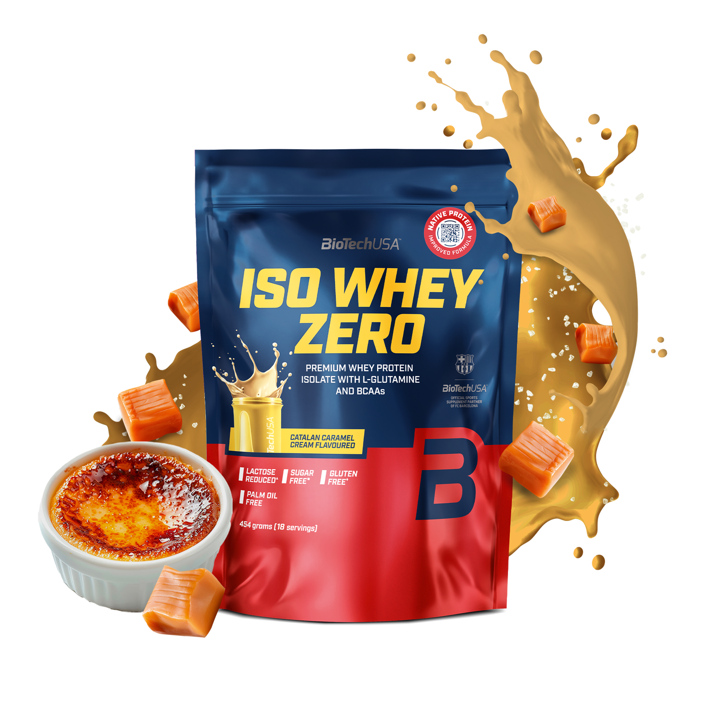 Iso Whey Zero 454g Catalan Caramel Cream