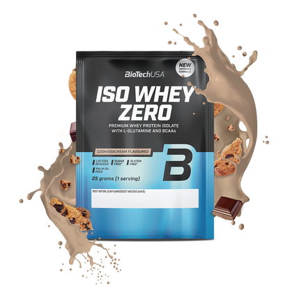 Iso Whey Zero Sachet 25g Zwart Biscuit