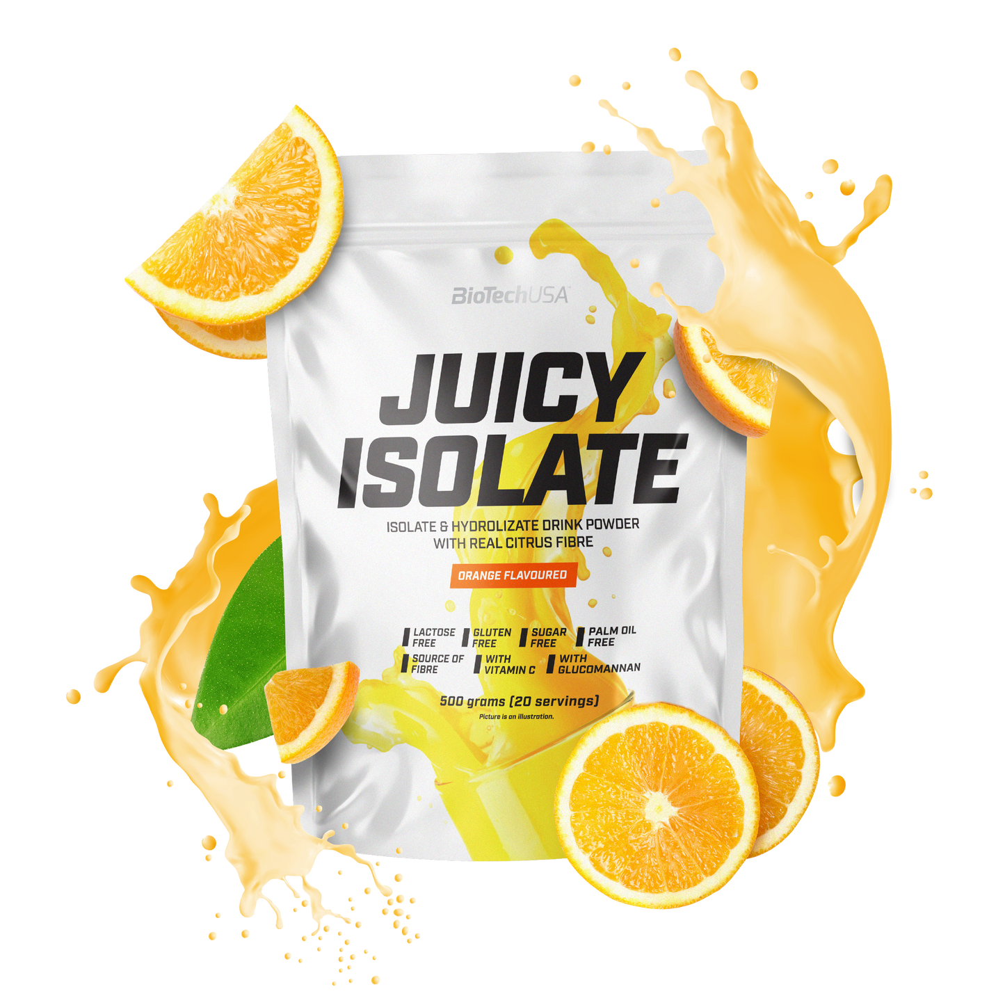 Juicy Isolate 500g Sinaasappel