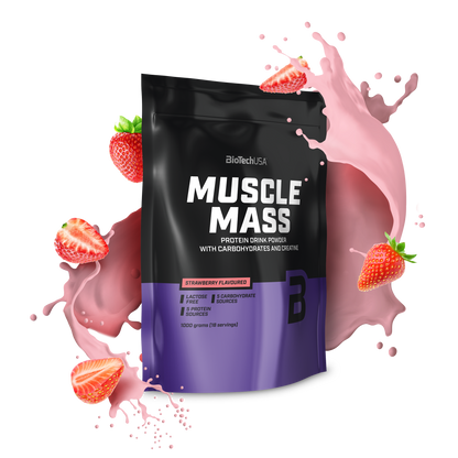 Muscle Mass 1000g Aardbei