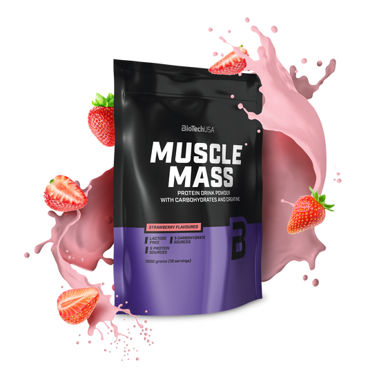 Muscle Mass 1000g Aardbei