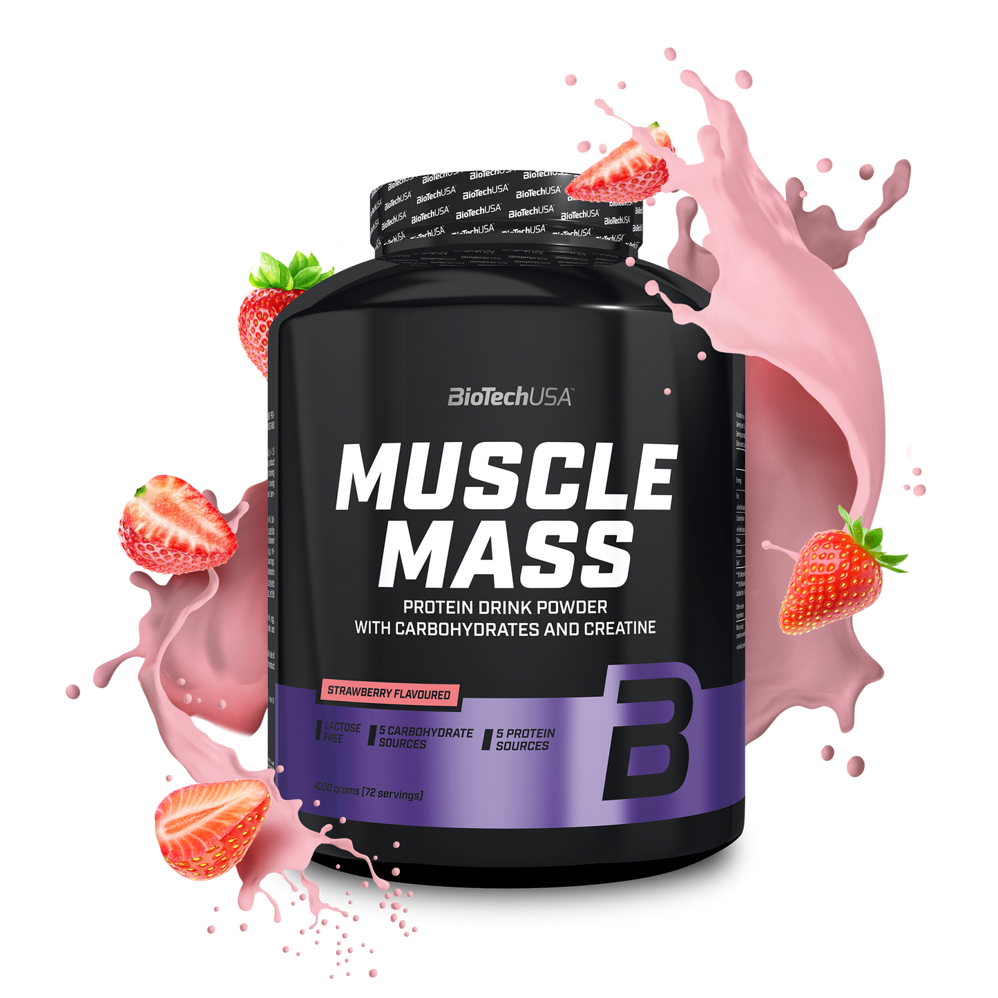 Muscle Mass 4000g Aardbei