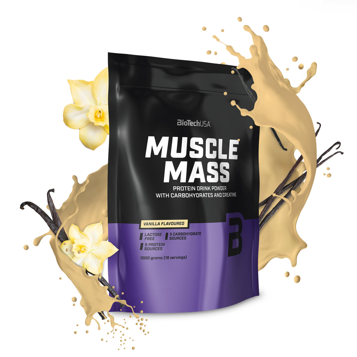Muscle Mass 1000g Vanille