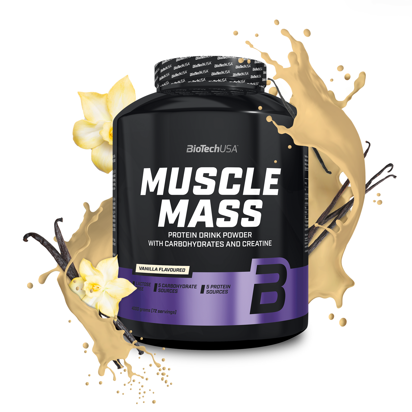Muscle Mass 4000g Vanille