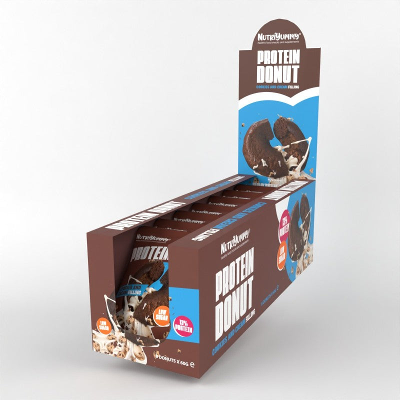 Protein Donut Cookies & Cream 480 g (doos van 8)