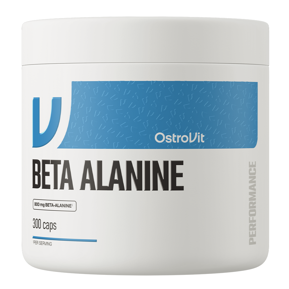 Beta-Alanin 2400 mg – 300 vegane Kapseln, 800 mg pro Kapsel | OstroVit