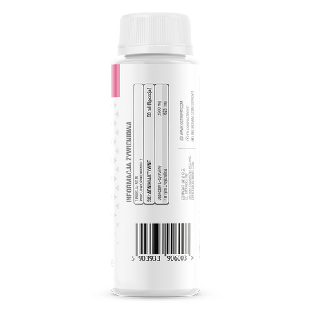 Citrulline Shot – 100 ml, Cranberry - 2×50 ml | OstroVit