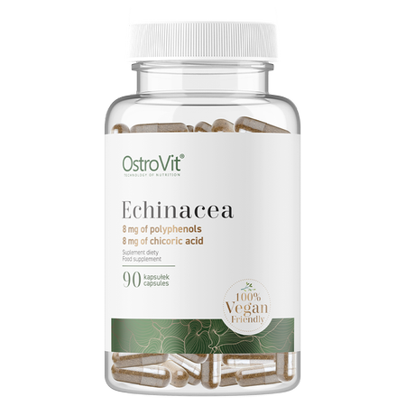 Echinacea | Paarse - Zonnehoed | Vegan | 90 Capsules | 400 mg | OstroVit