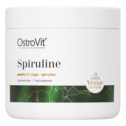 Spirulina – 250 g pulver, 125 portioner, 100% spirulina | OstroVit